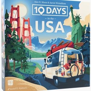 USAOPOLY 10 DAYS IN THE USA STRATEGY GAME